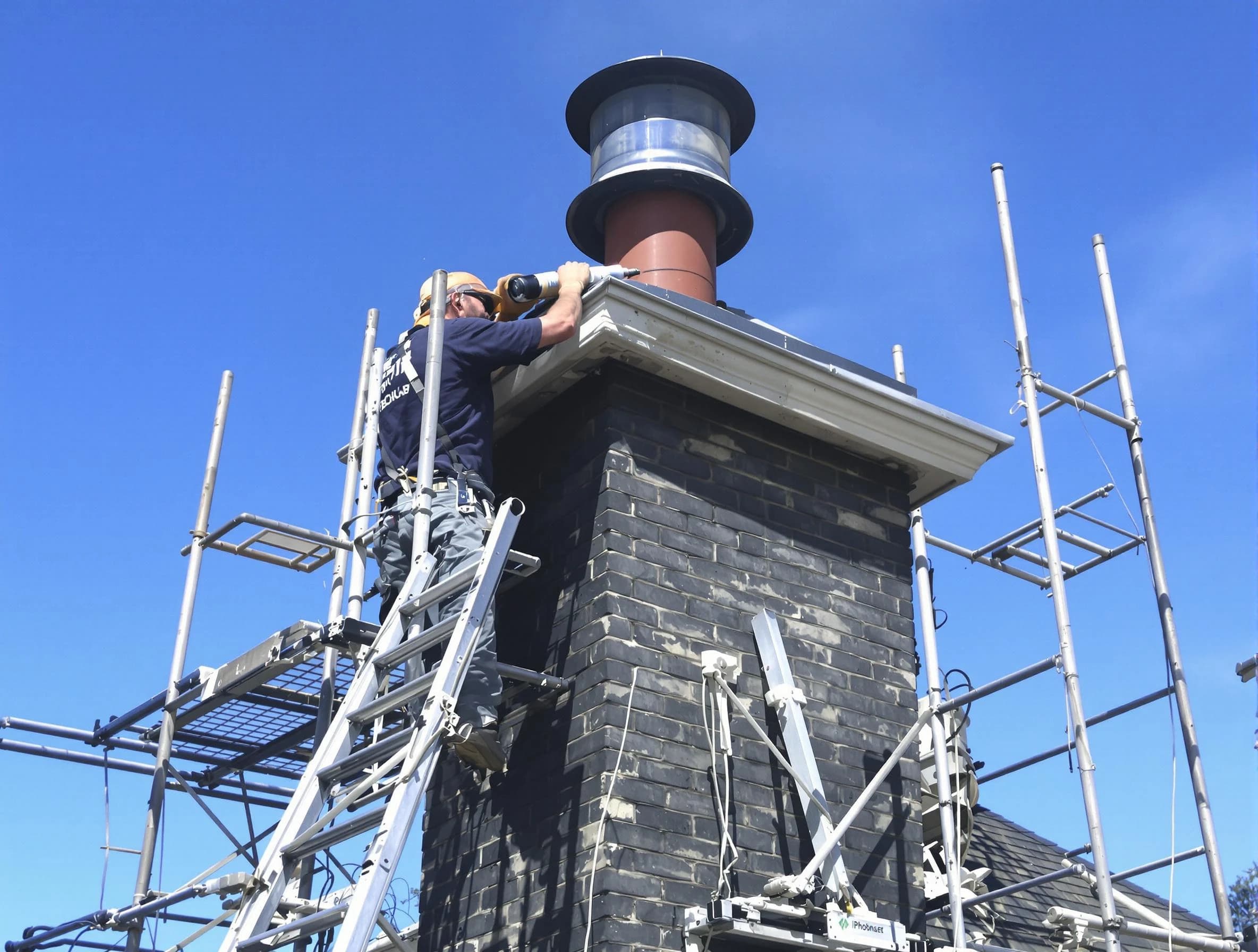 Sturdy chimney crown finished by Park City Chimney Sweep in Park City, UT