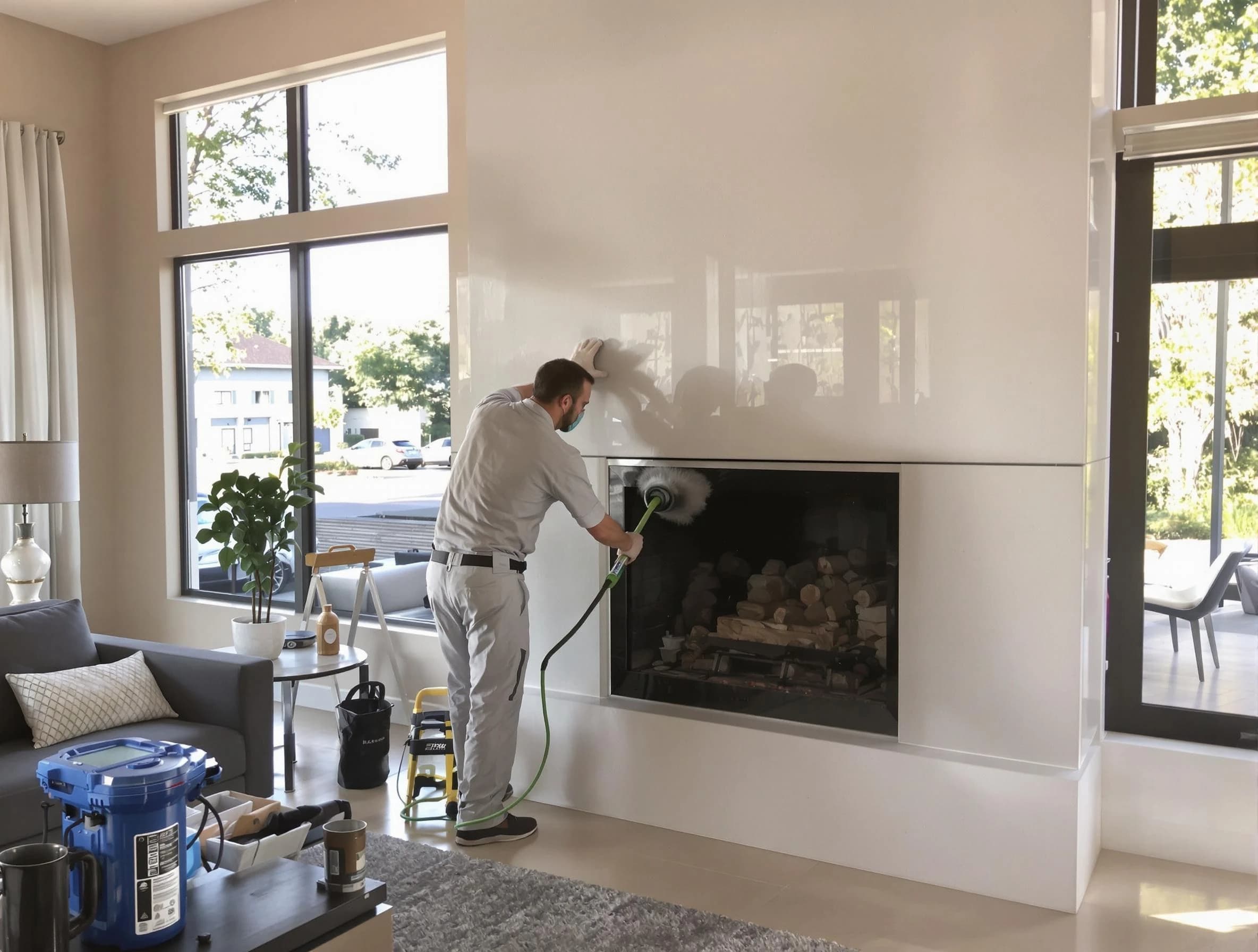 Park City Chimney Sweep performing thorough soot removal in Park City, UT