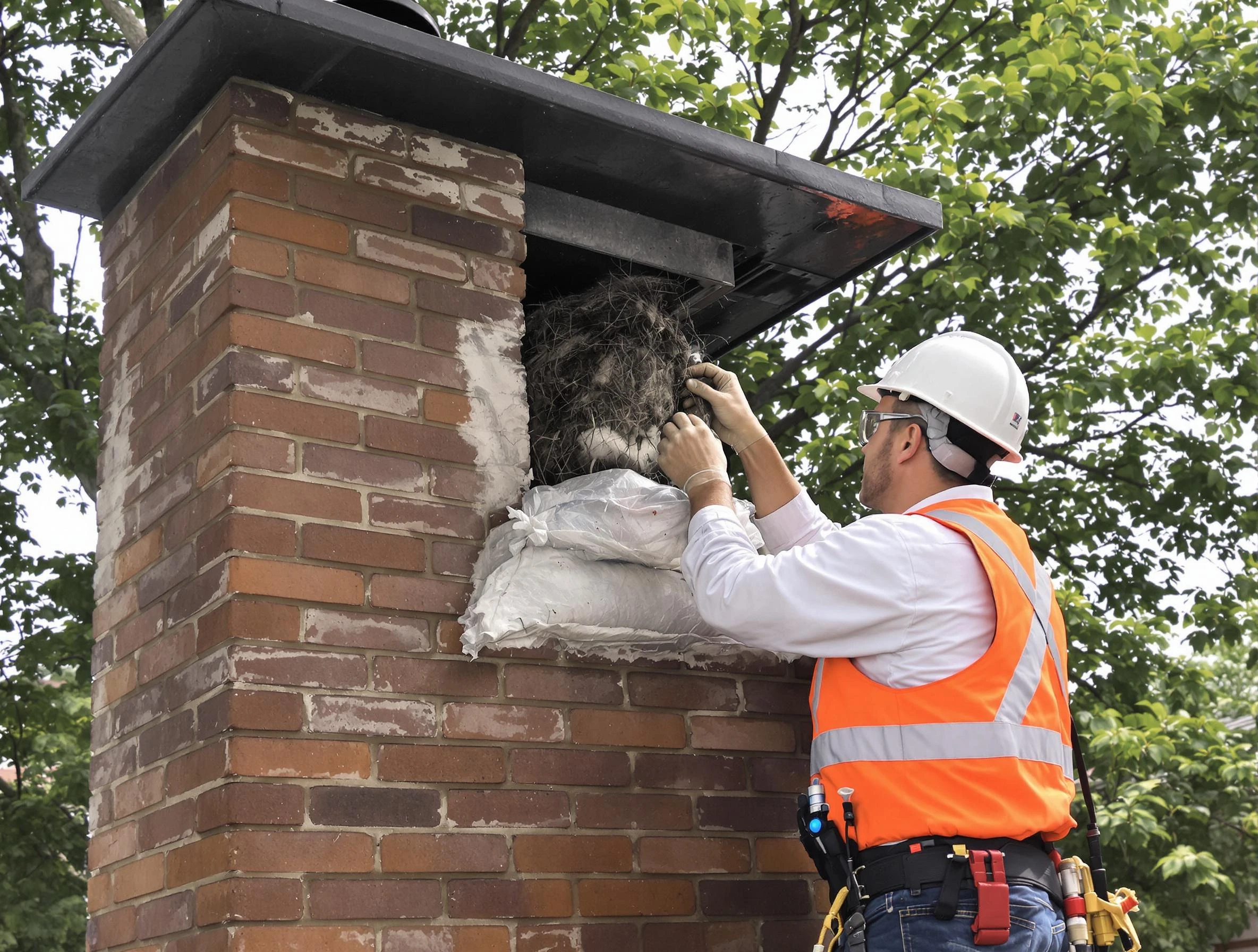 Humane removal of debris and animals by Park City Chimney Sweep in Park City, UT