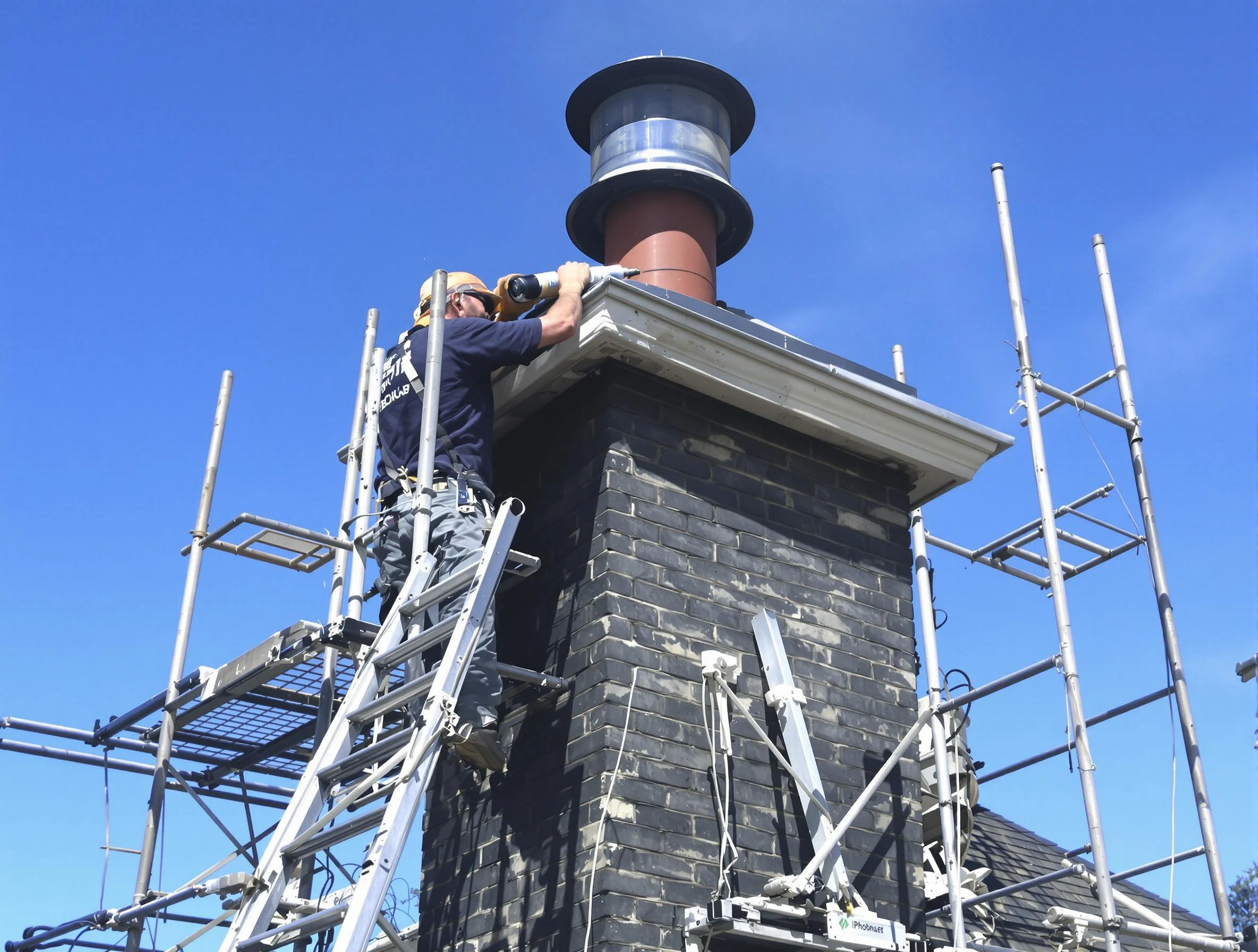 Sturdy chimney crown finished by Park City Chimney Sweep in Park City, UT